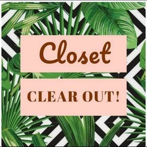 END OF SEASON CLOSET CLEAR OUT